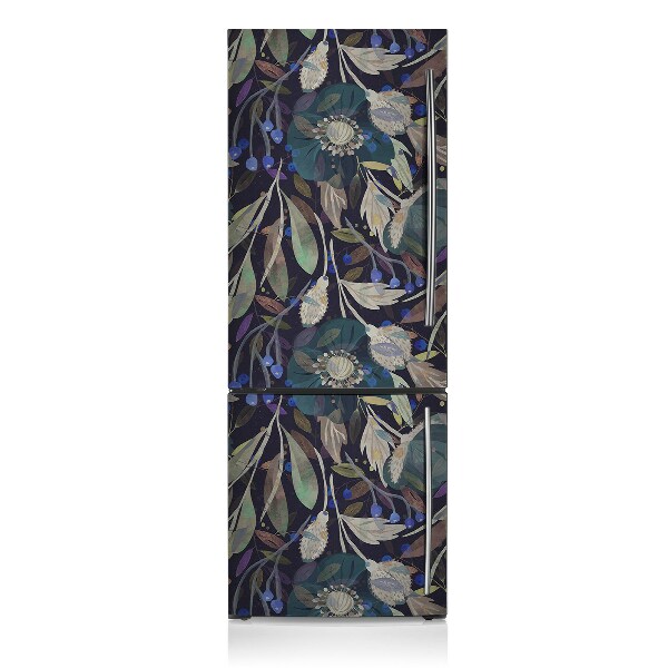 Magnetic fridge cover Botanical pattern