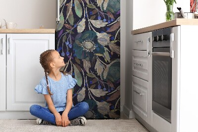 Magnetic fridge cover Botanical pattern