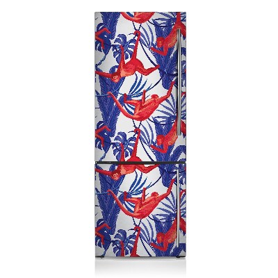 Decoration fridge cover Abstract monkey