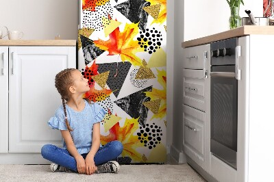 Magnetic fridge cover Geometric triangle