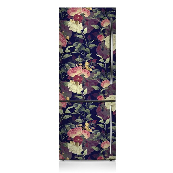 Magnetic fridge cover Vintage flowers