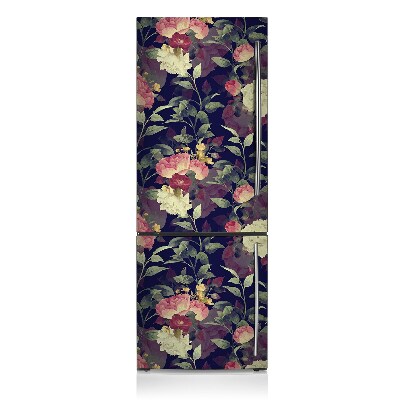 Magnetic fridge cover Vintage flowers