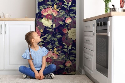 Magnetic fridge cover Vintage flowers