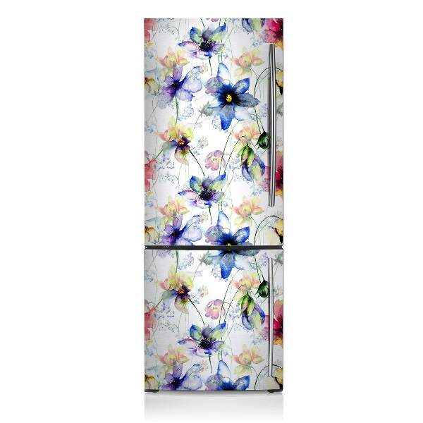 Decoration fridge cover Field flowers