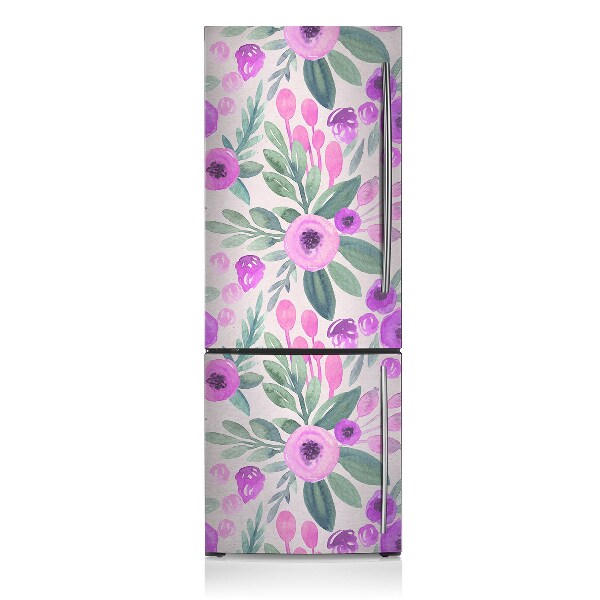 Magnetic fridge cover Floral pattern