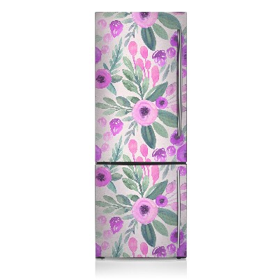 Magnetic fridge cover Floral pattern