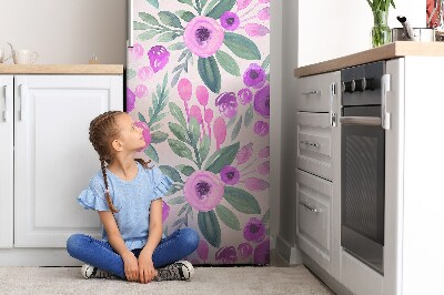 Magnetic fridge cover Floral pattern