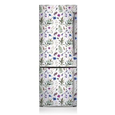 Decoration fridge cover Flowers from the meadow