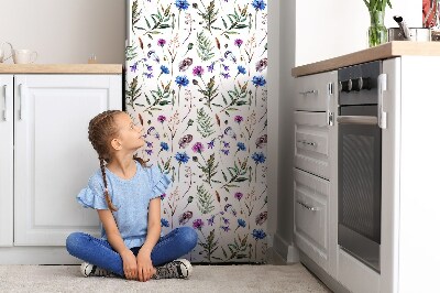 Decoration fridge cover Flowers from the meadow