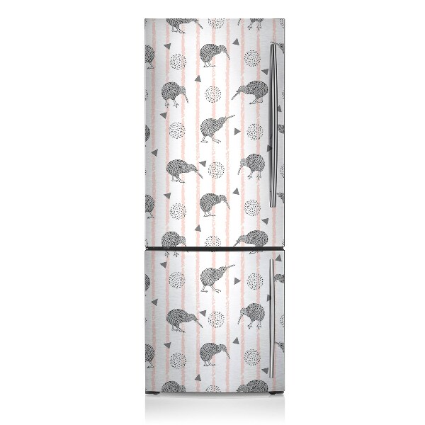 Magnetic fridge cover Kiwi bird pattern