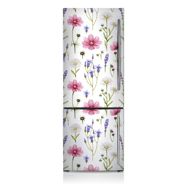 Decoration fridge cover Field of stokrotek