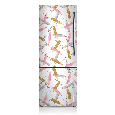 Magnetic fridge cover Pencil pattern