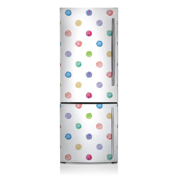 Magnetic fridge cover Colorful dots