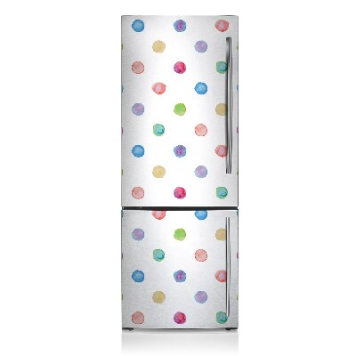 Magnetic fridge cover Colorful dots