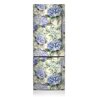 Decoration fridge cover Hydrangea