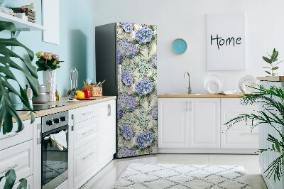 Decoration fridge cover Hydrangea