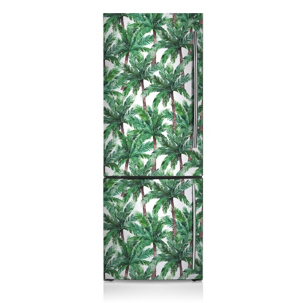 Magnetic fridge cover Tropical palm trees