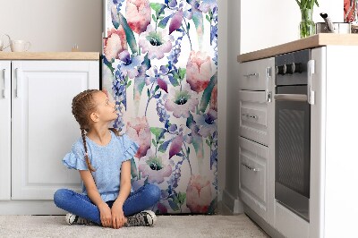 Decoration fridge cover Spring bouquet