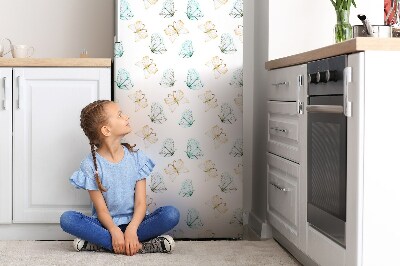 Magnetic fridge cover Butterflies