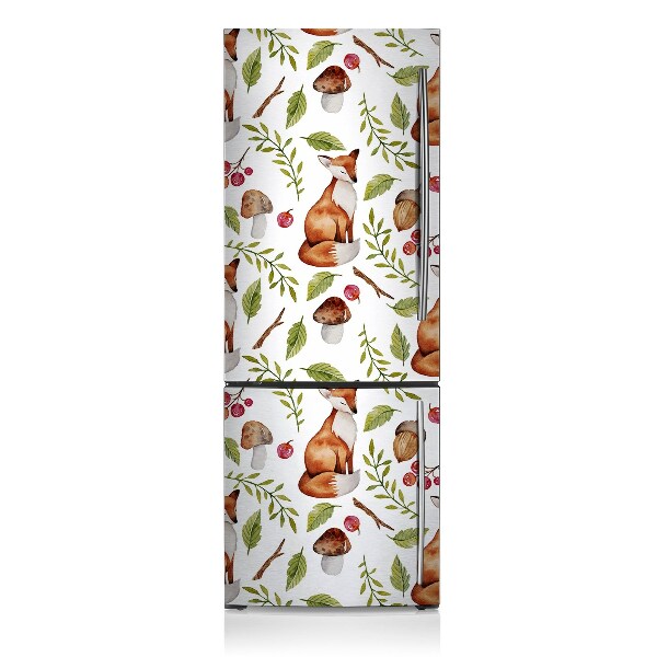 Magnetic fridge cover Forest and fruit forest