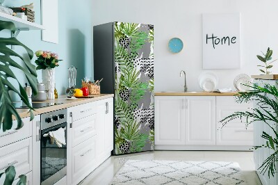 Magnetic fridge cover Tropical leaves