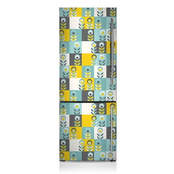 Magnetic fridge cover Scandinavian pattern