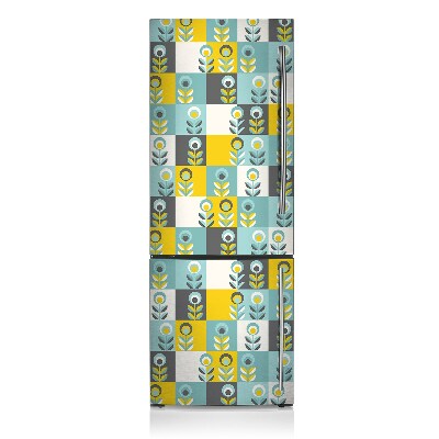 Magnetic fridge cover Scandinavian pattern