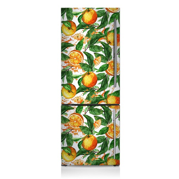 Magnetic fridge cover Oranges