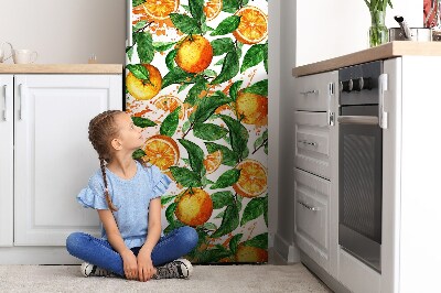 Magnetic fridge cover Oranges