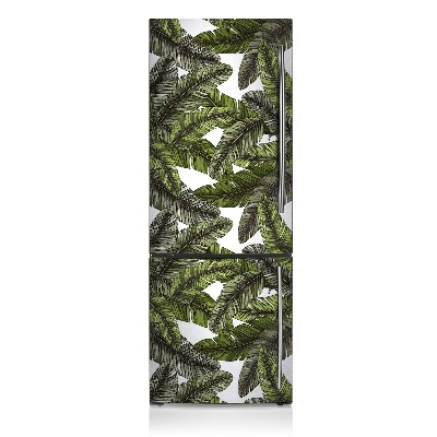 Decoration fridge cover Jungle leaves