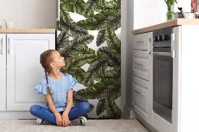 Decoration fridge cover Jungle leaves