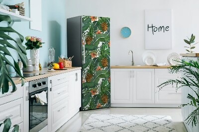 Decoration fridge cover Tropical pineapple