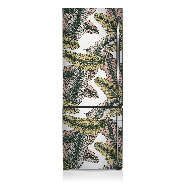 Decoration fridge cover Banana leaves