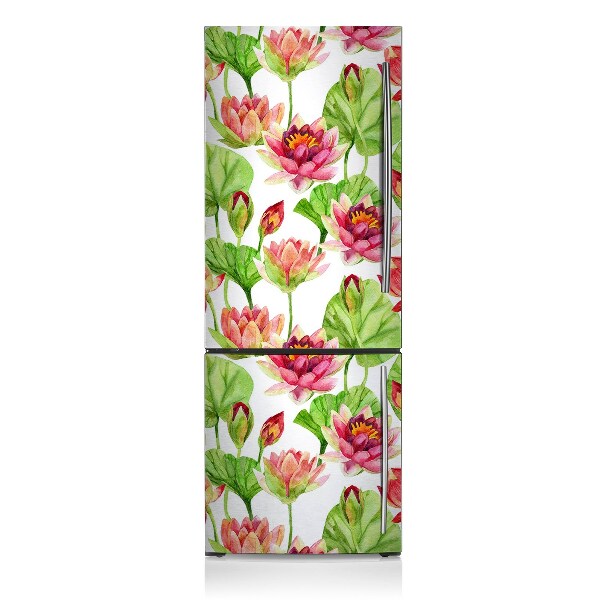 Magnetic fridge cover Flower lotos lotos