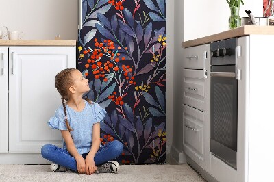 Decoration fridge cover Graphic flowers