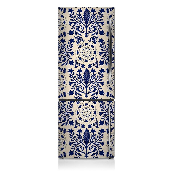 Decoration fridge cover Blue pattern