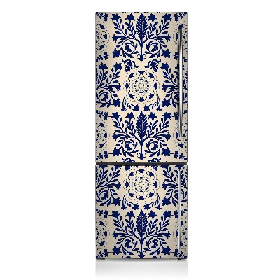 Decoration fridge cover Blue pattern