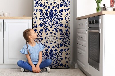 Decoration fridge cover Blue pattern