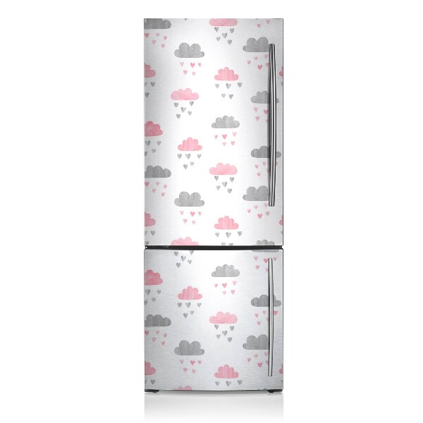 Magnetic fridge cover Minimalist clouds