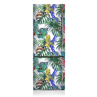 Decoration fridge cover Parrot