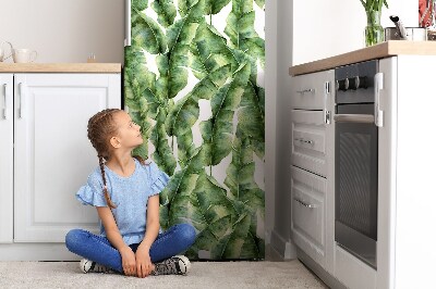 Decoration fridge cover Exotic leaves