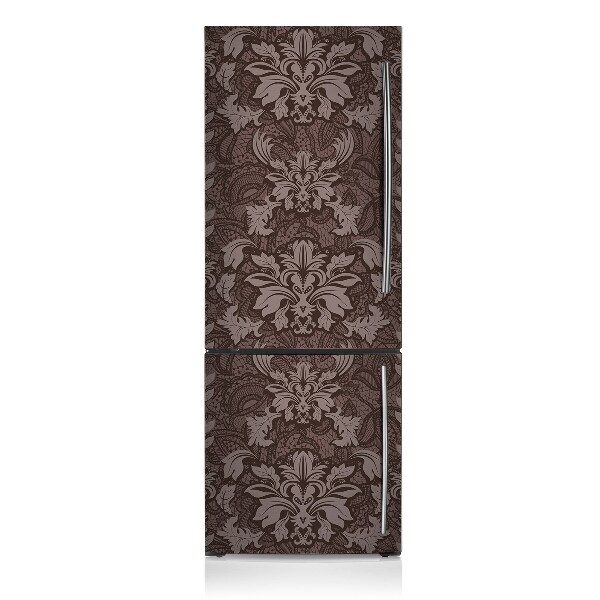 Decoration fridge cover Damask style pattern