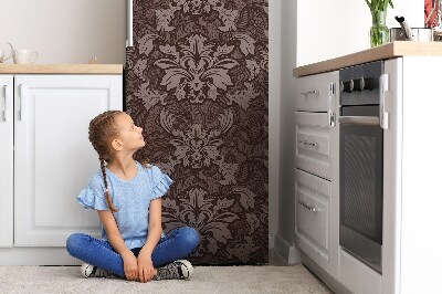 Decoration fridge cover Damask style pattern