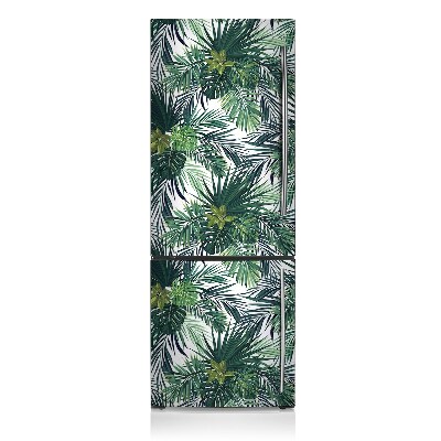 Decoration fridge cover Tropical leaves