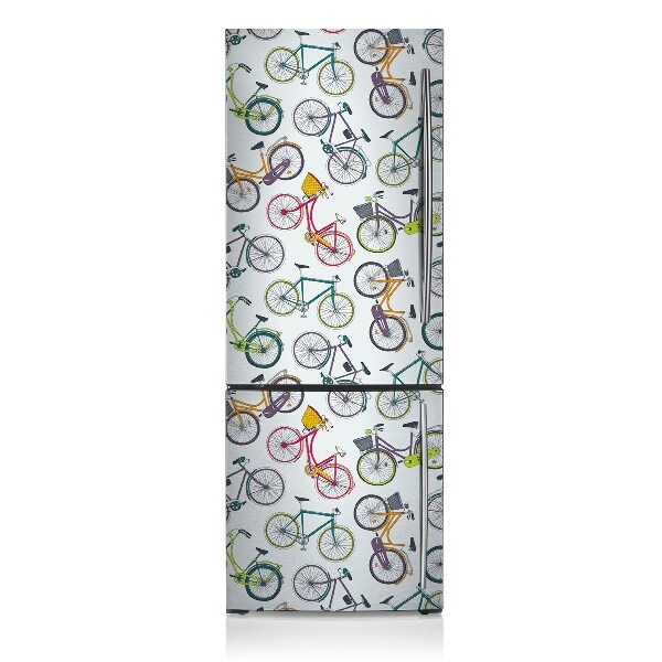 Decoration fridge cover Bicycle city