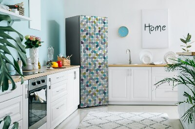 Decoration fridge cover Geometric pattern