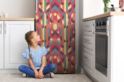 Decoration fridge cover Colorful lines