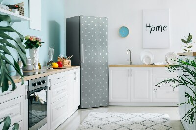 Decoration fridge cover White dots