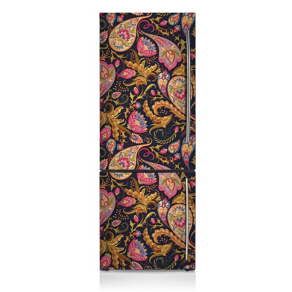 Decoration fridge cover Colorful paisley pattern