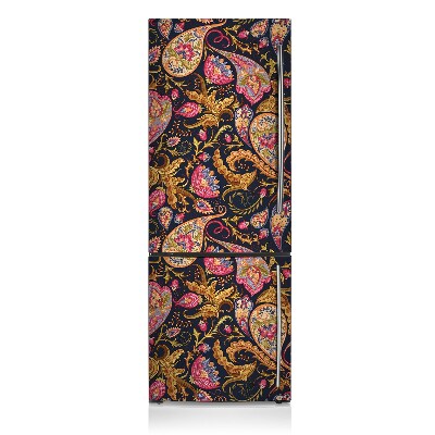 Decoration fridge cover Colorful paisley pattern